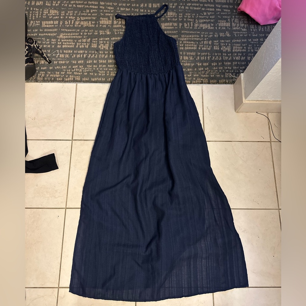Universal Thread Maxi Dress Blue Size Small